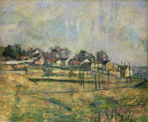 風景、1873-77年頃 作： Paul Cézanne