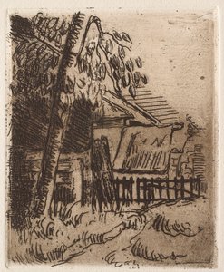 オーヴェルの風景、1873 作： Paul Cézanne