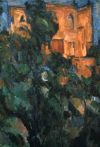 ルシャトーノワール、詳細、1904-1906 作： Paul Cézanne