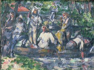 水に出る、1879-82 作： Paul Cézanne