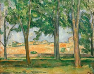 ジャドブファンの栗の木 作： Paul Cézanne