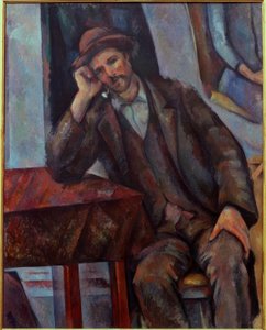 パイプを持つ男 作： Paul Cézanne