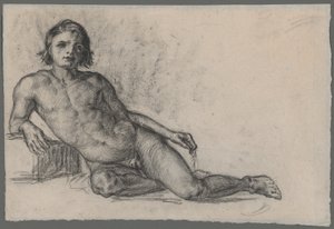 男性ヌード 作： Paul Cézanne