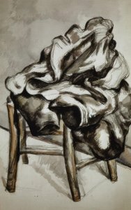 椅子にコート 作： Paul Cézanne