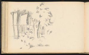 Jas de Bouffanのプールの近く 作： Paul Cézanne