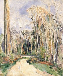 森の入り口の小道、1879年頃 作： Paul Cézanne