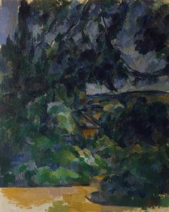 青い風景 作： Paul Cézanne