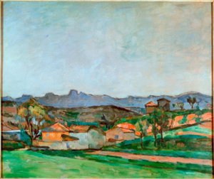 プロヴァンスの風景 作： Paul Cézanne