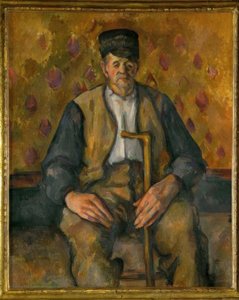 着席農民 作： Paul Cézanne