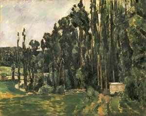 ポプラ、1879-1880 作： Paul Cézanne