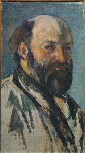 アーティストの肖像 作： Paul Cézanne