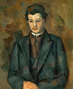 画家アルフレッドハウジの肖像 作： Paul Cézanne