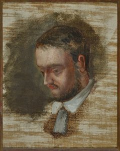 エミール・ゾラの肖像 作： Paul Cézanne