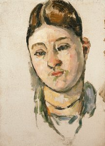セザンヌ夫人の肖像。セザンヌ夫人の肖像、1883年頃