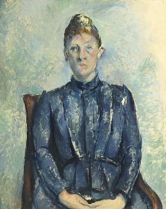 セザンヌ夫人の肖像 作： Paul Cézanne