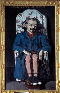 画家アシール・エンペレール（1829-1898）の肖像 ポール・セザンヌ（1839-1906）の絵画 1868年 薄暗い。2x1.2 m パリ、オルセー美術館 - 画家アシール・エンペレール（1829-1898）の肖像。ポール・セザンヌ（1839-1906）による絵画 1868年。2 x 1.2 m オルセー美術館、P 作： Paul Cézanne