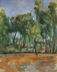 「ポバンカルの風景」、1880 年代後半 作： Paul Cézanne