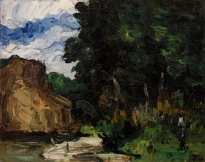 川の曲がり 作： Paul Cézanne