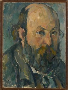 自画像、1877-1878。 作： Paul Cézanne