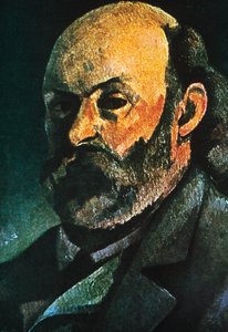 自画像、1880 作： Paul Cézanne