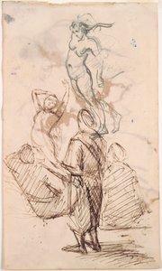 研究シート、1871-1876。 作： Paul Cézanne