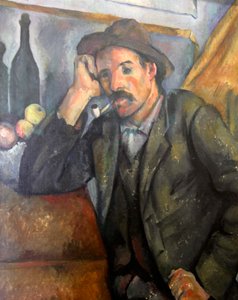 「喫煙者」、c1890-c1892 作： Paul Cézanne