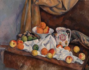 静物（自然モルテ） 作： Paul Cézanne