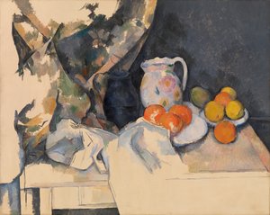 静物（自然モルテ） 作： Paul Cézanne