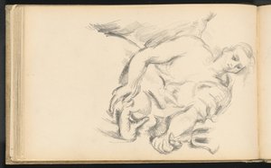 ルーベンスの「預言者エリヤ」における天使の習作 作： Paul Cézanne