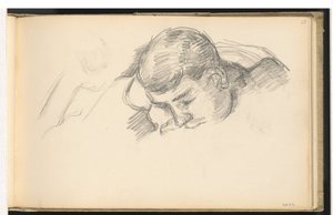 芸術家の息子の読書 作： Paul Cézanne