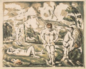 ザ・ベイザーズ（大皿） 作： Paul Cézanne