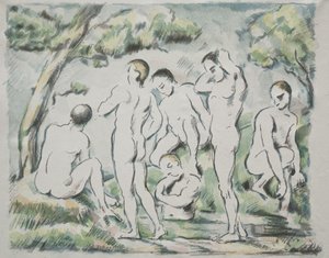 The Bathers 作： Paul Cézanne