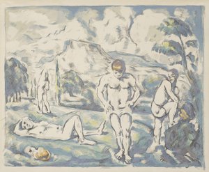 The Bathers：Large Plate、1898 作： Paul Cézanne