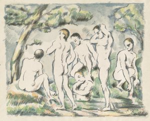 入浴者の小皿、1897年。 作： Paul Cézanne