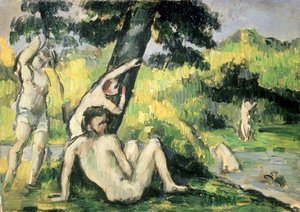 入浴場所 作： Paul Cézanne