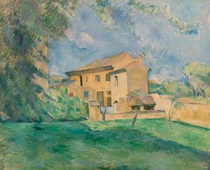 Jas de Bouffanの農場 作： Paul Cézanne