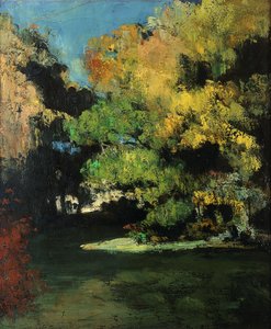 空き地、1867年 作： Paul Cézanne