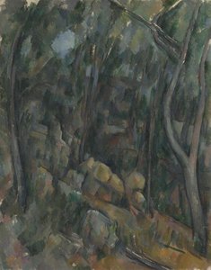 シャトーノワールの庭園、um 1900-1904 作： Paul Cézanne