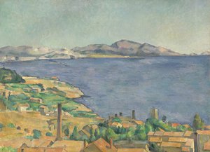 レスタケから見たマルセイユ湾、1885年 作： Paul Cézanne