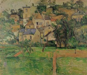 ポントワーズのエルミタージュ、1884 作： Paul Cézanne