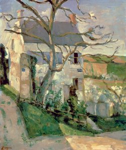 家と木、1873-74年頃 作： Paul Cézanne