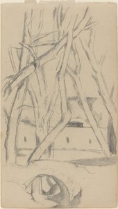 小さな橋 [直訳]、c。 1880年。 作： Paul Cézanne