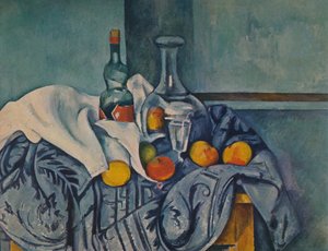 ペパーミントボトル、1893-1895 作： Paul Cézanne