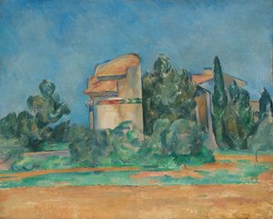 ベルビューの鳩の塔 作： Paul Cézanne