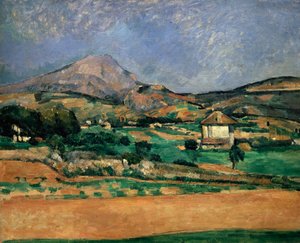 モンサントヴィクトワール平原、1882年から1885年。 作： Paul Cézanne