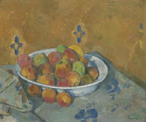 リンゴの皿 作： Paul Cézanne
