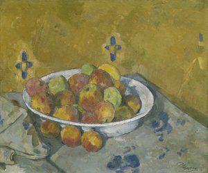 りんごのプレート、1877年頃 作： Paul Cézanne