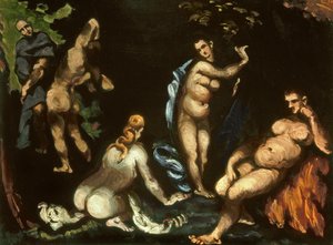 聖アントニウスの誘惑、1870年頃 作： Paul Cézanne