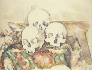 3つの頭蓋骨、1902年から2006年 作： Paul Cézanne