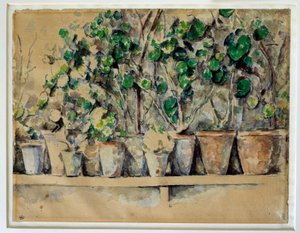 フラワーポットポール・セザンヌ 作： Paul Cézanne